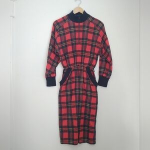 Vintage plaid dress